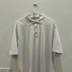 Peter Millar word search Men's Polo Shirt